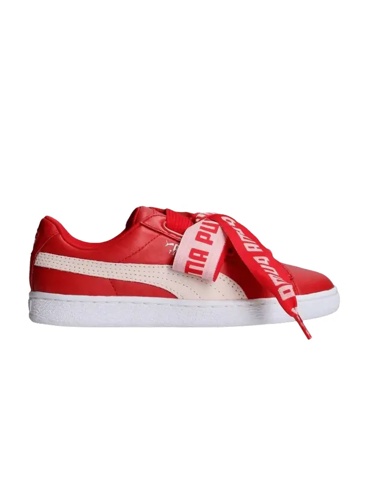 Кроссовки Puma Wmns Basket Heart DE — изображение 1 из 1, белый