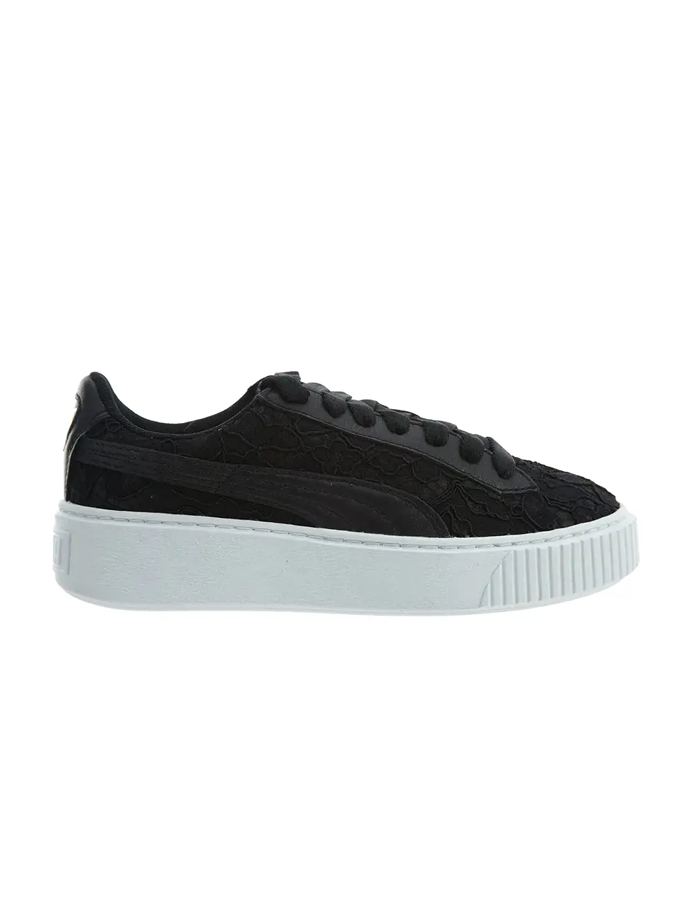 Кроссовки Wmns Basket Platform FO Puma — изображение 1 из 1, черный/черный