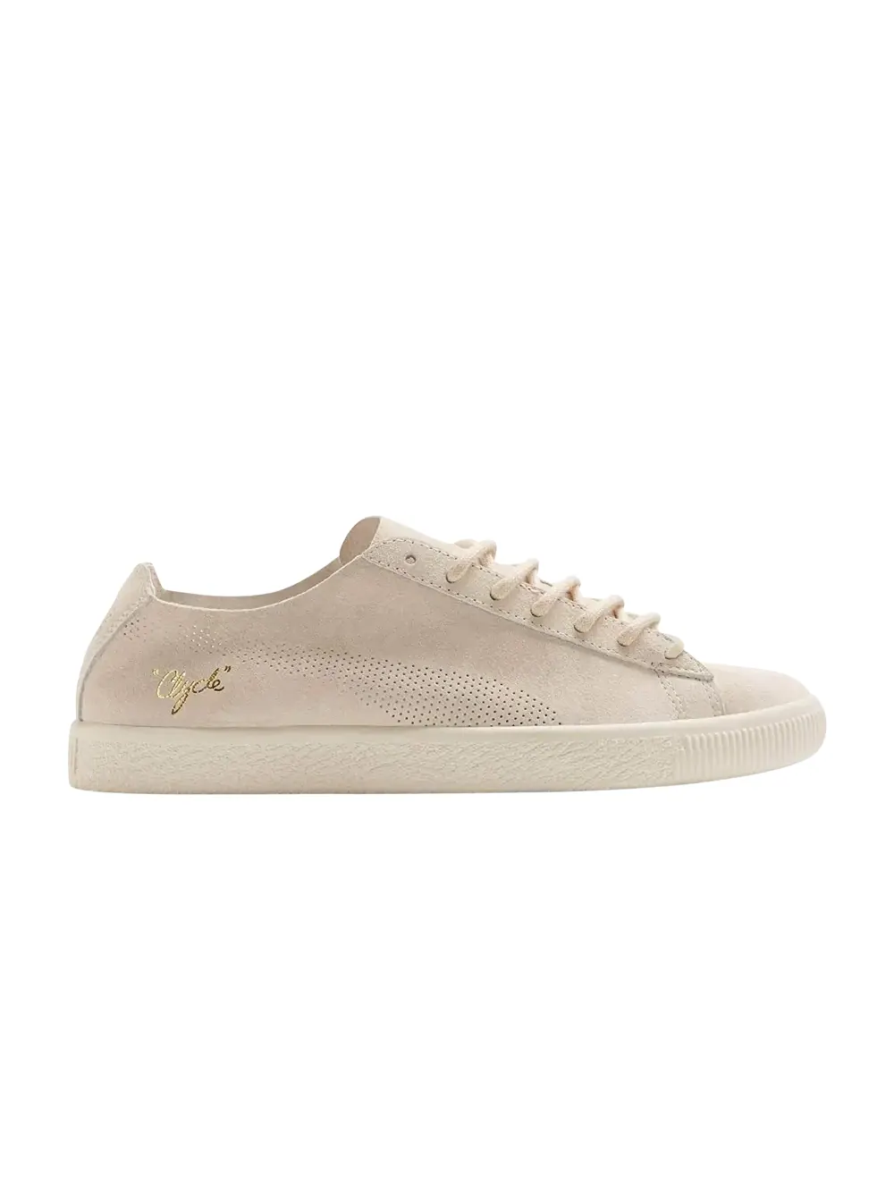 Кроссовки Bait x Clyde Puma — изображение 1 из 1, белый/золотистый