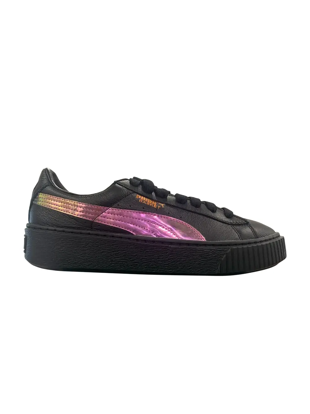 Кроссовки Basket Platform Jr Puma — изображение 1 из 1, черный