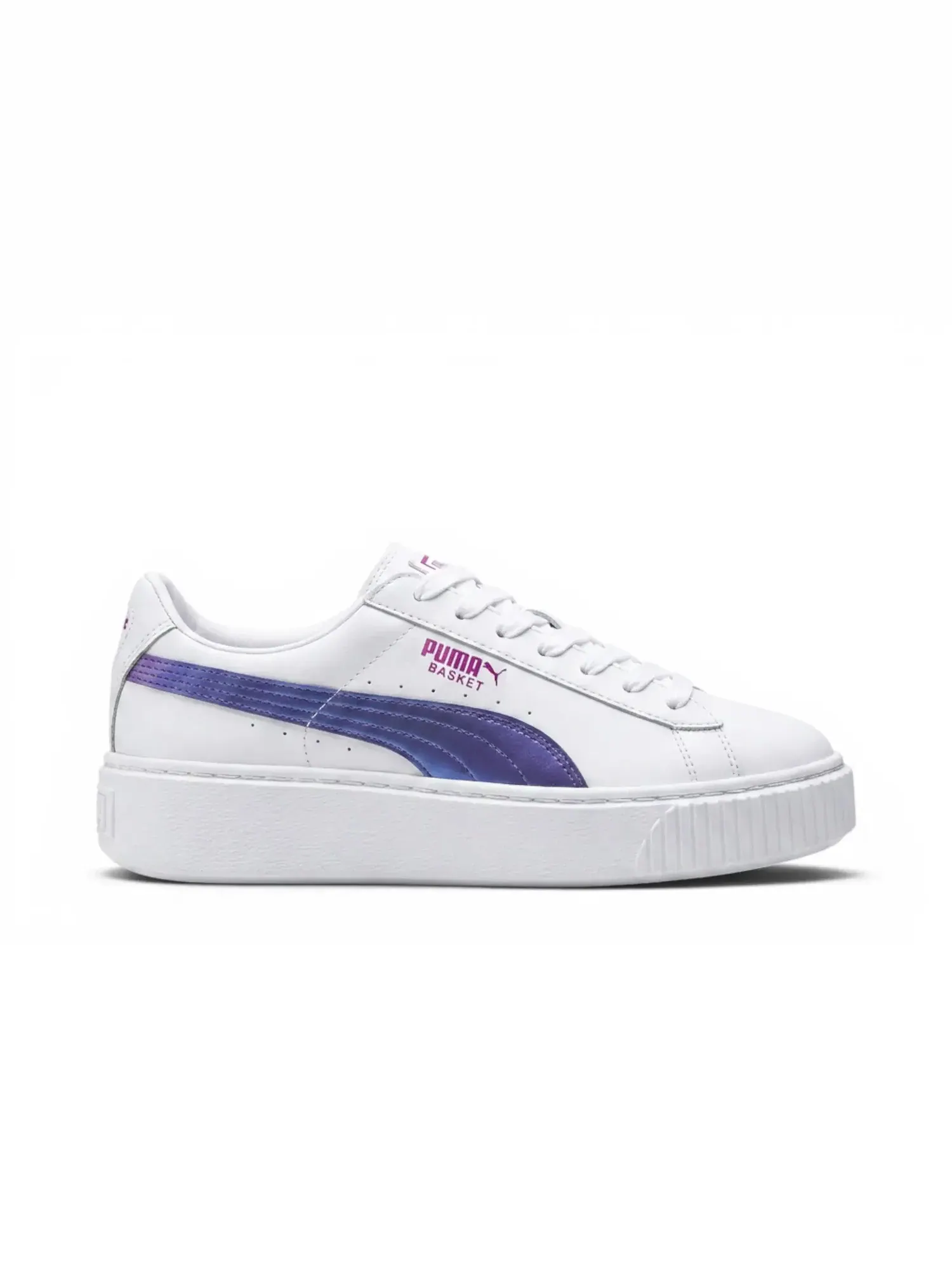 Кроссовки Puma Basket Platform Jr — изображение 1 из 1, белый