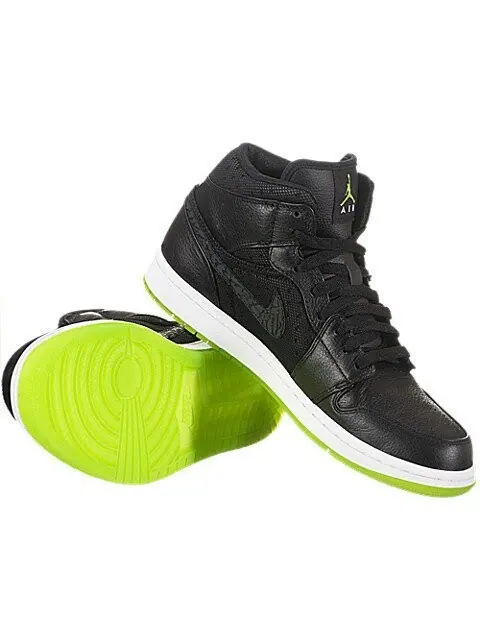 Кроссовки Air Jordan 1 Phat 'Action Green' — изображение 3 из 4, черный