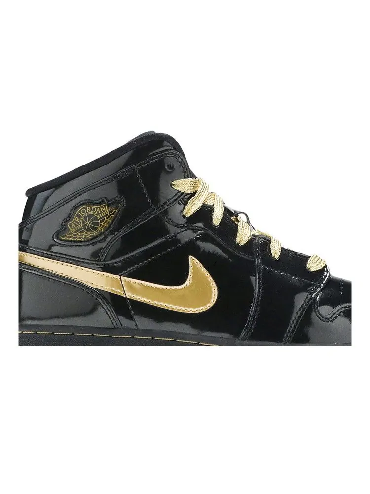 Кроссовки Air Jordan Air Jordan 1 Phat GS 'Black Metallic Gold' — изображение 3 из 9