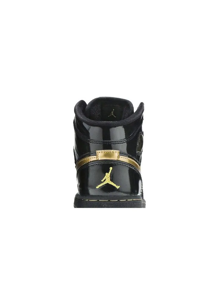 Кроссовки Air Jordan Air Jordan 1 Phat GS 'Black Metallic Gold' — изображение 8 из 9
