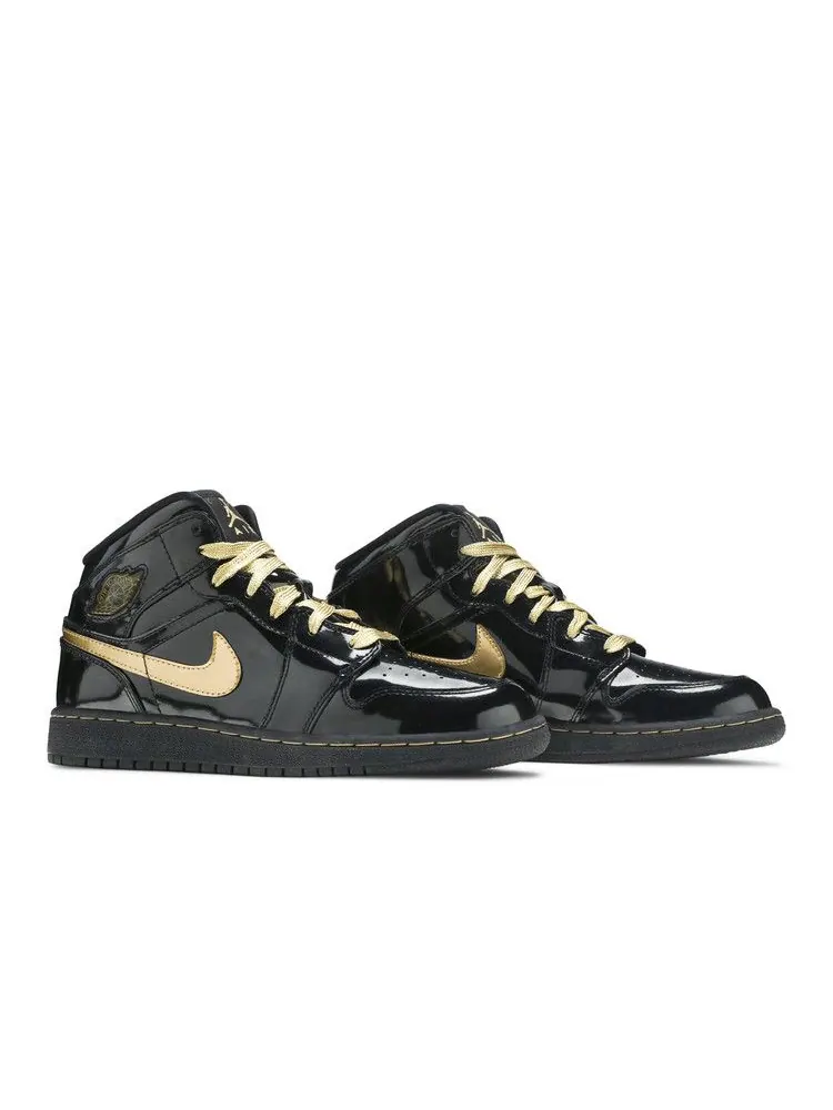 Кроссовки Air Jordan Air Jordan 1 Phat GS 'Black Metallic Gold' — изображение 9 из 9