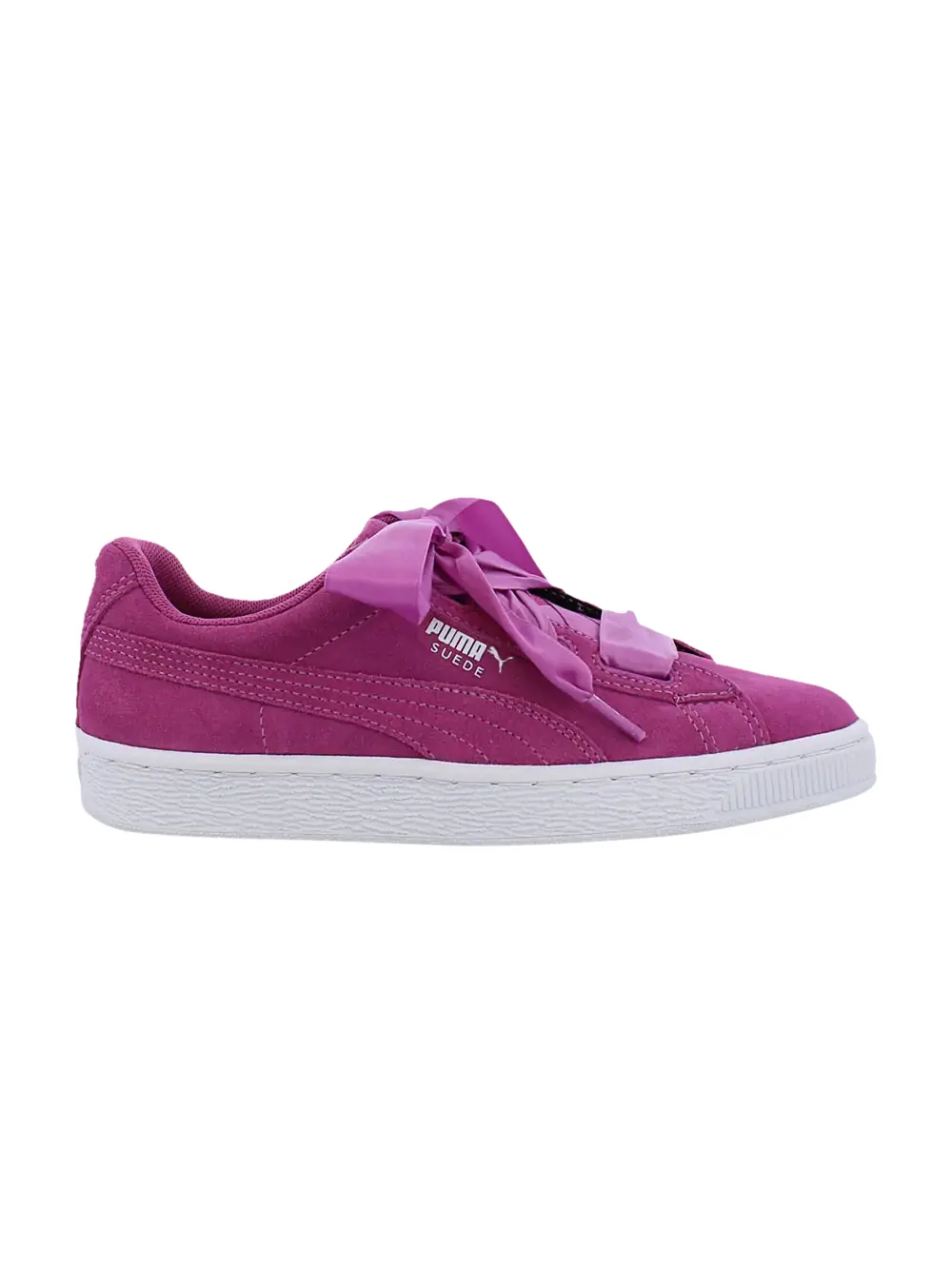 Кроссовки Suede Heart Jr Puma — изображение 1 из 1, розовый фиолетовый/белый