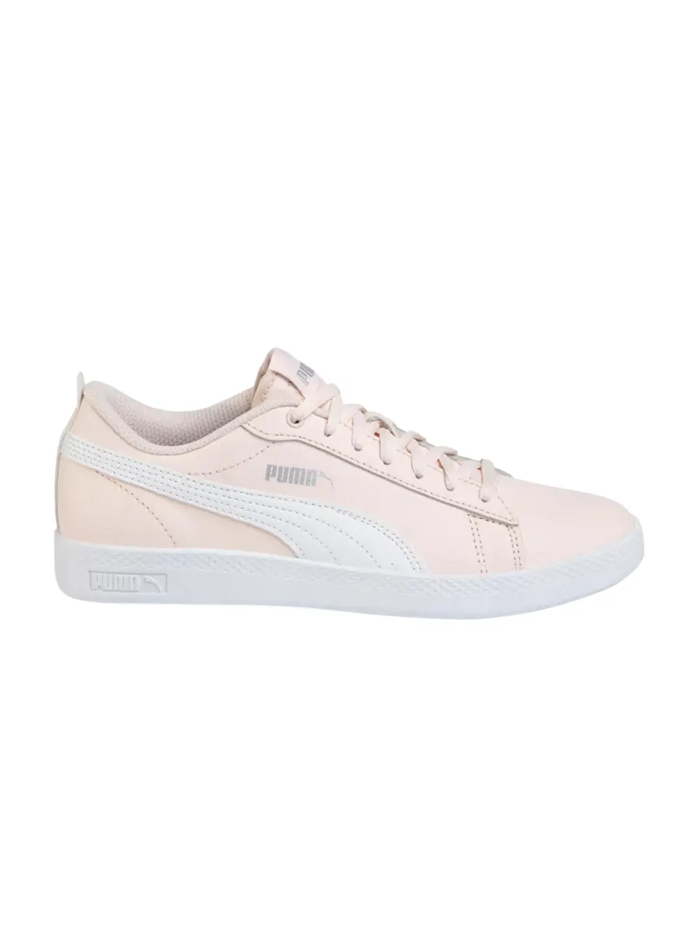 Кроссовки Wmns Smash v2 Puma — изображение 1 из 1, белый/серебристый