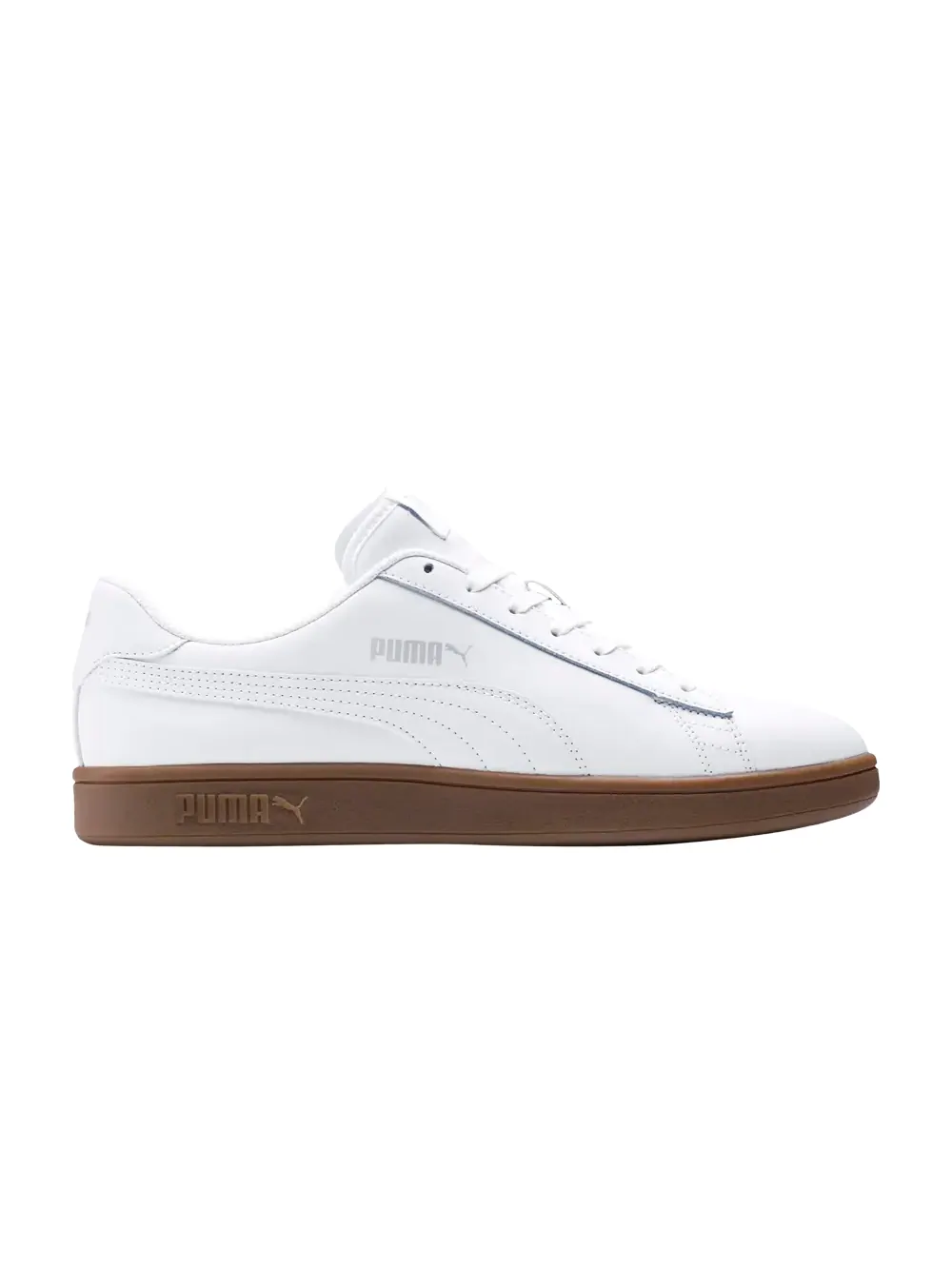 Кроссовки Smash v2 Puma — изображение 1 из 1, белый/серый фиолетовый