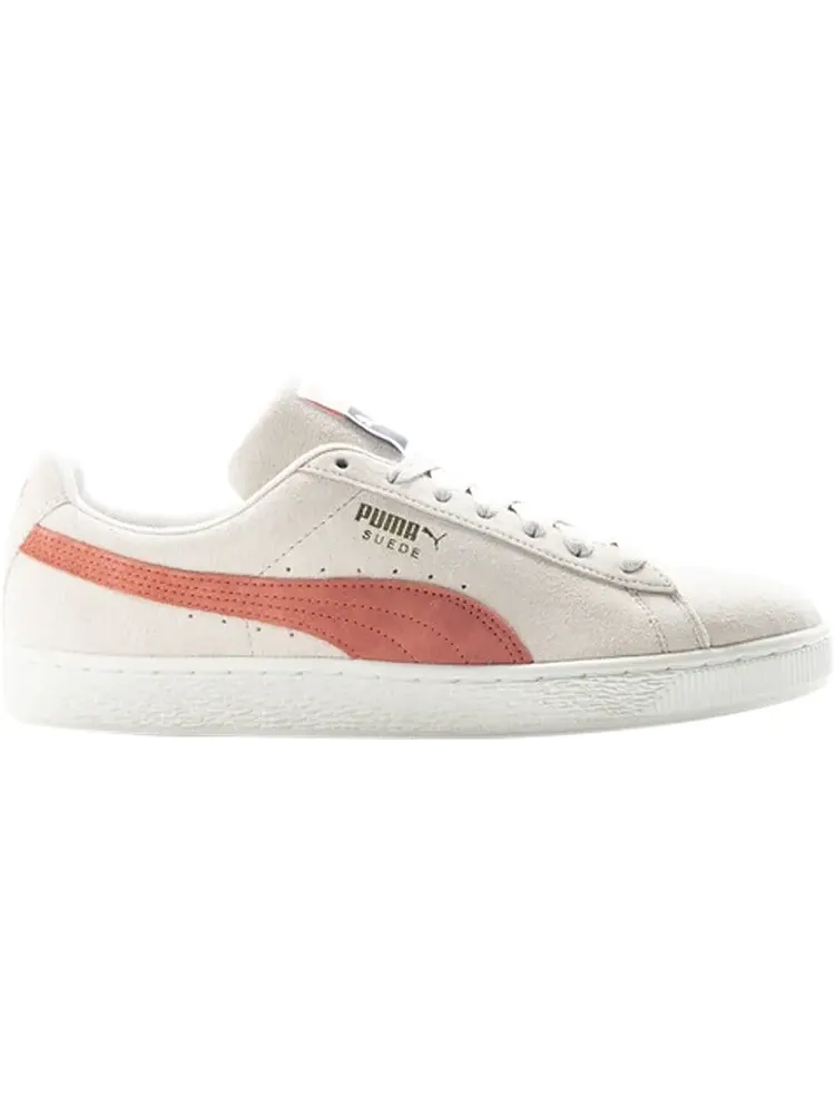 Кроссовки Puma Suede Classic Cream Hot Coral — изображение 1 из 1, бежевый