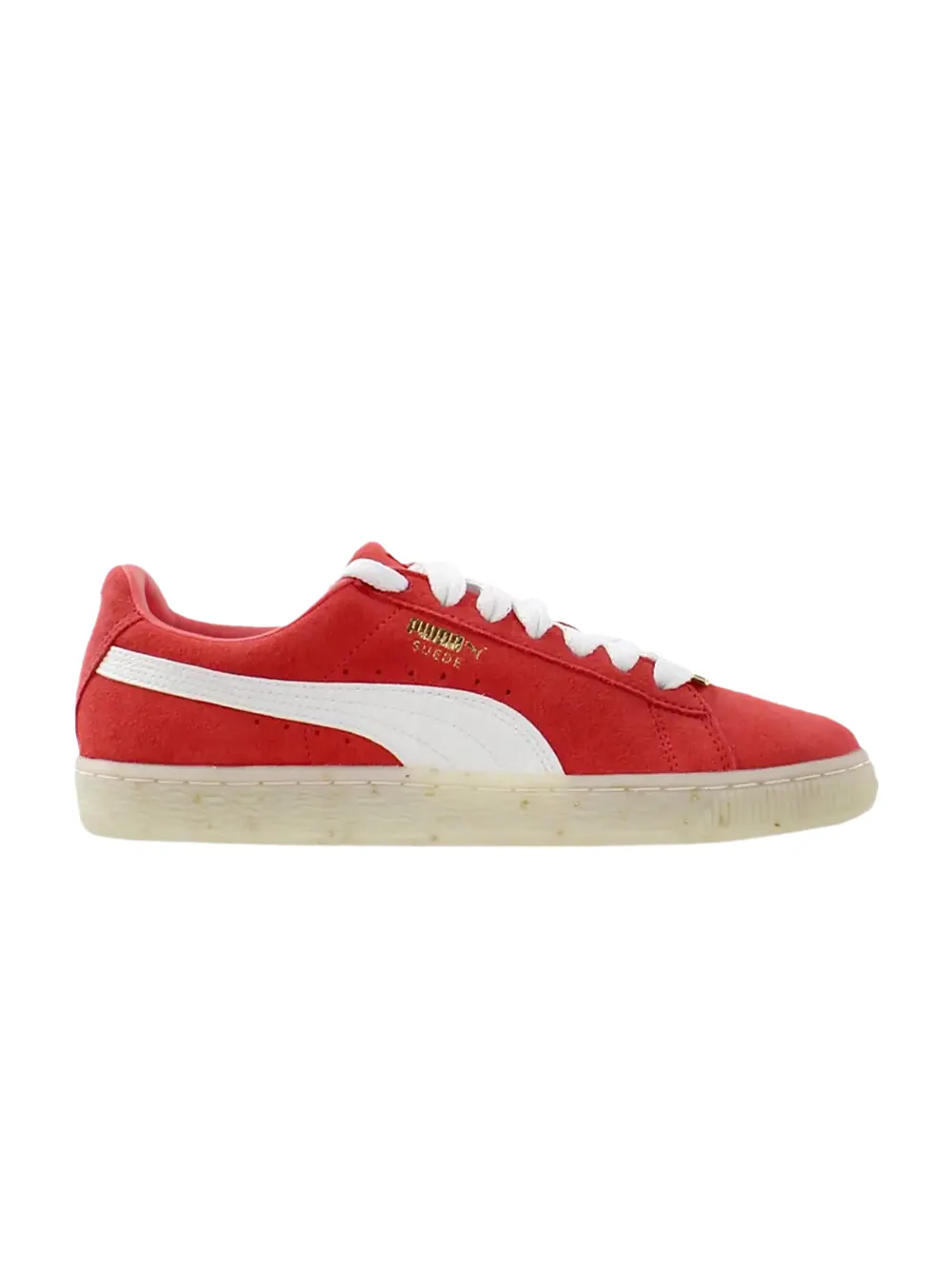 Кроссовки Wmns Suede Classic Puma — изображение 1 из 1, белый/красный