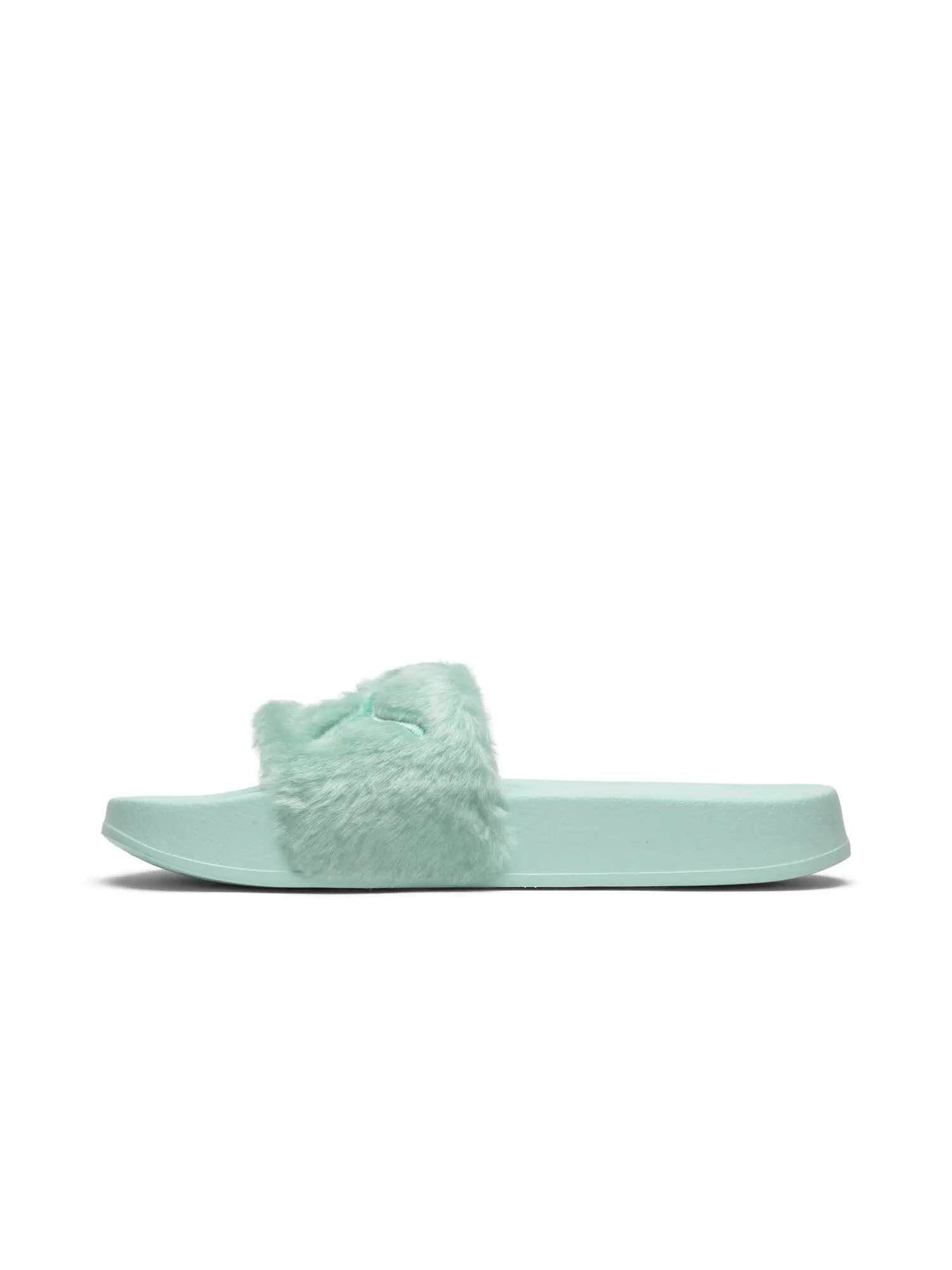 Кроссовки Fenty x Wmns Fur Slide Puma — изображение 3 из 8, серебристый