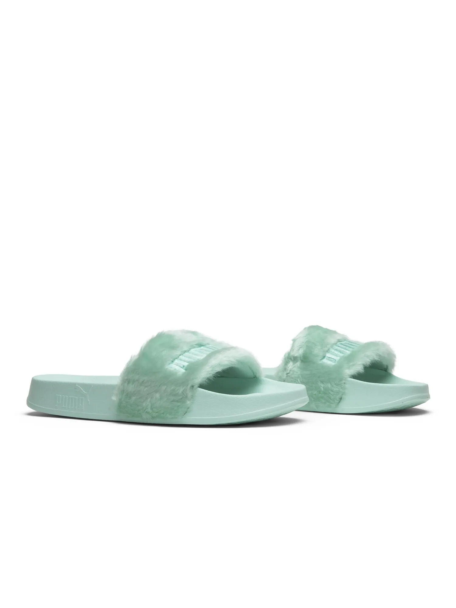 Кроссовки Fenty x Wmns Fur Slide Puma — изображение 8 из 8, серебристый