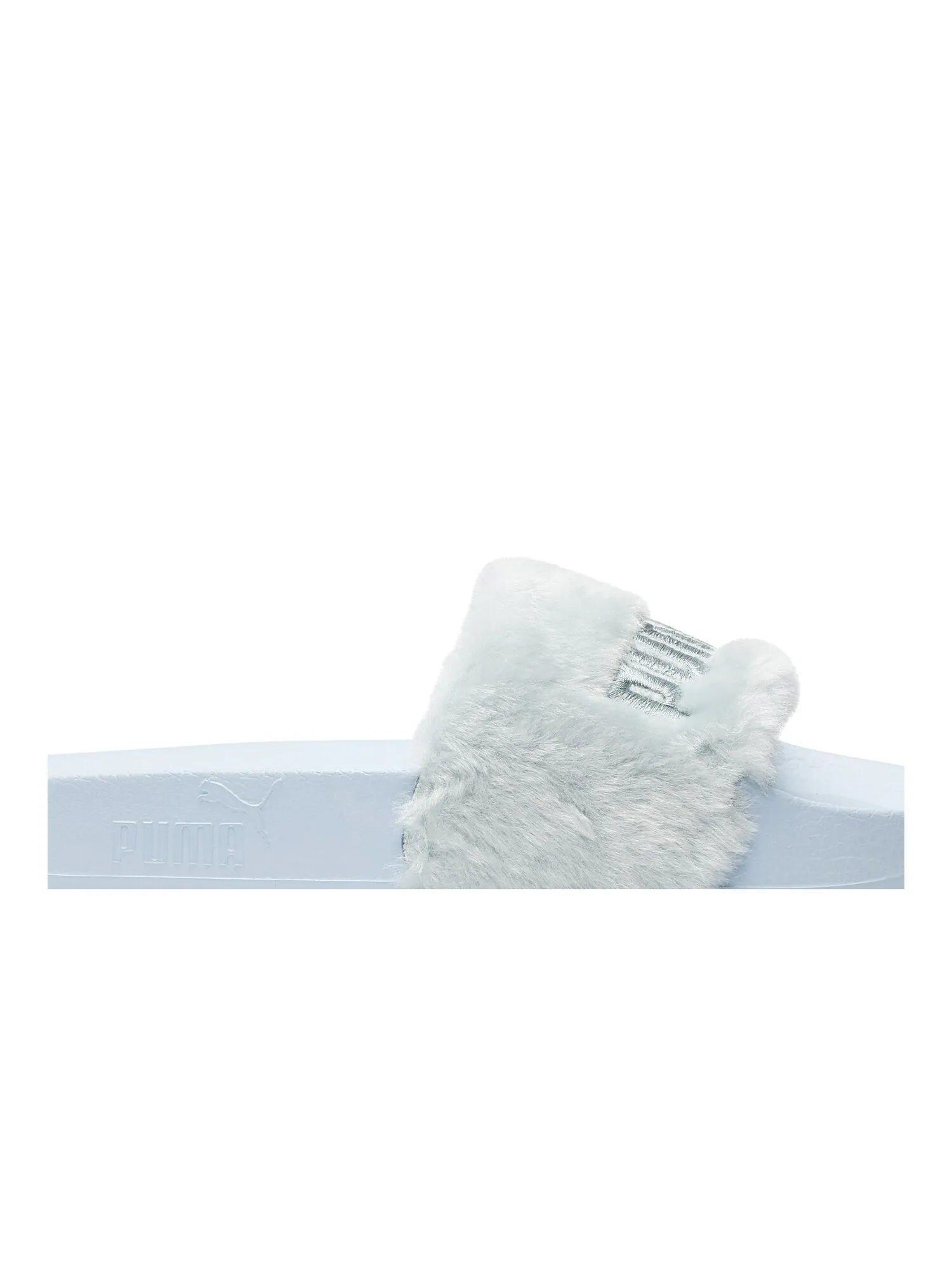 Кроссовки Fenty x Wmns Fur Slide Puma — изображение 2 из 8, синий-серебристый