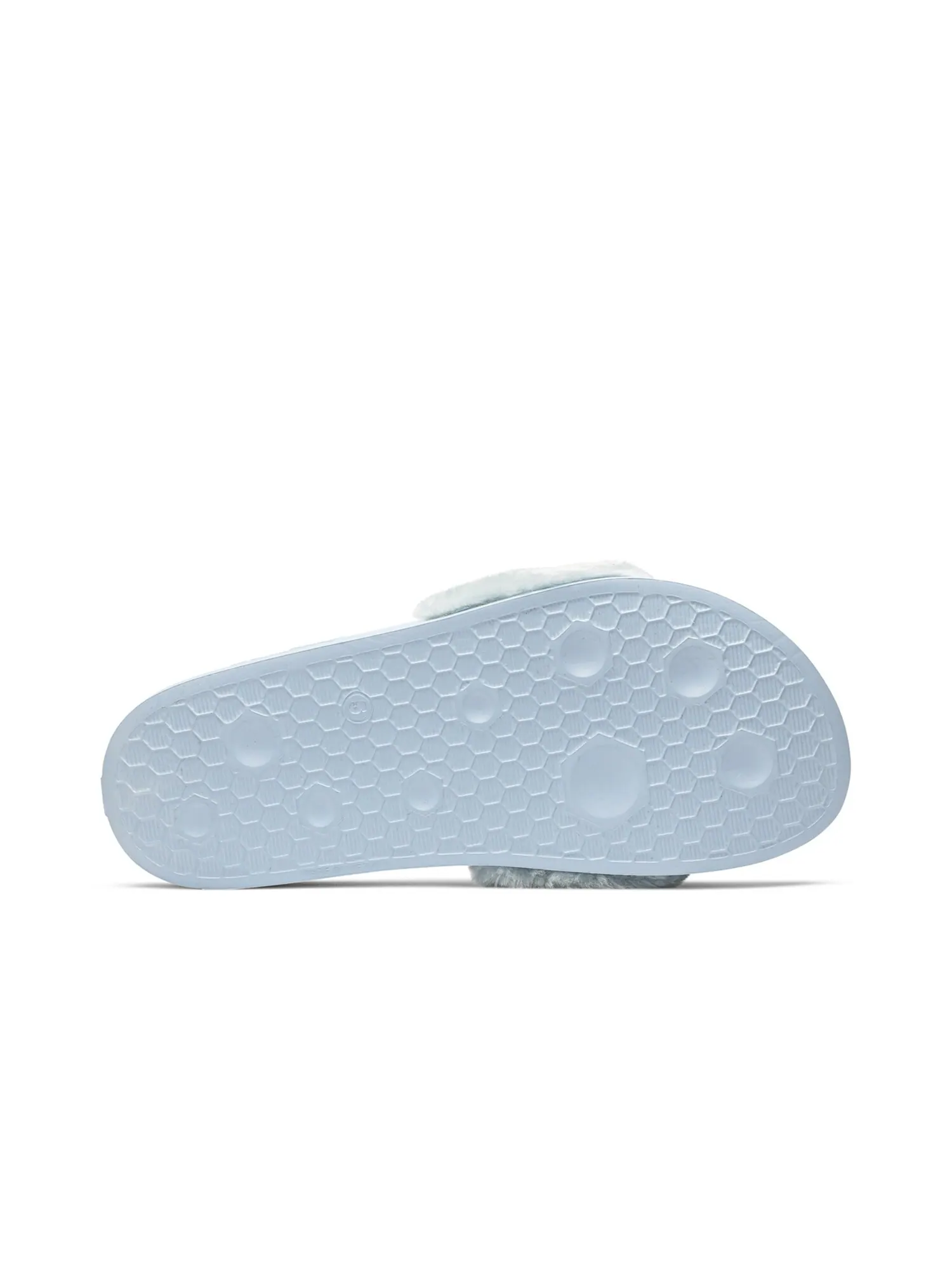 Кроссовки Fenty x Wmns Fur Slide Puma — изображение 4 из 8, синий-серебристый