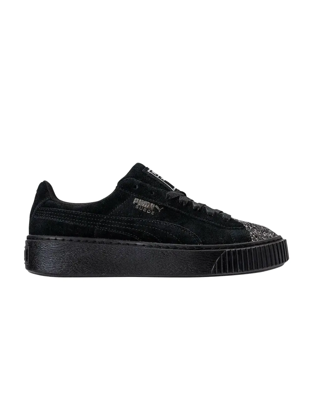 Кроссовки Wmns Suede Platform Puma — изображение 1 из 1, черный/серебристый