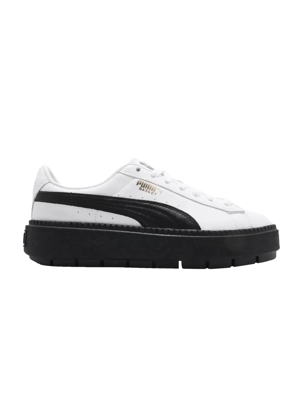 Кроссовки Wmns Platform Trace L Puma — изображение 1 из 1, белый/черный