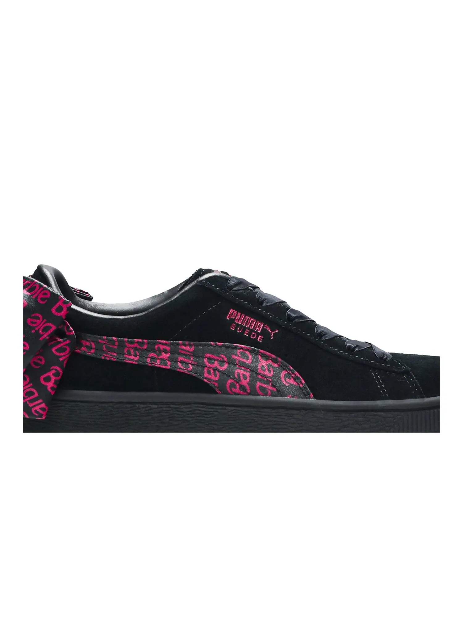 Кроссовки Barbie x Wmns Suede Classic Puma — изображение 2 из 8, черный
