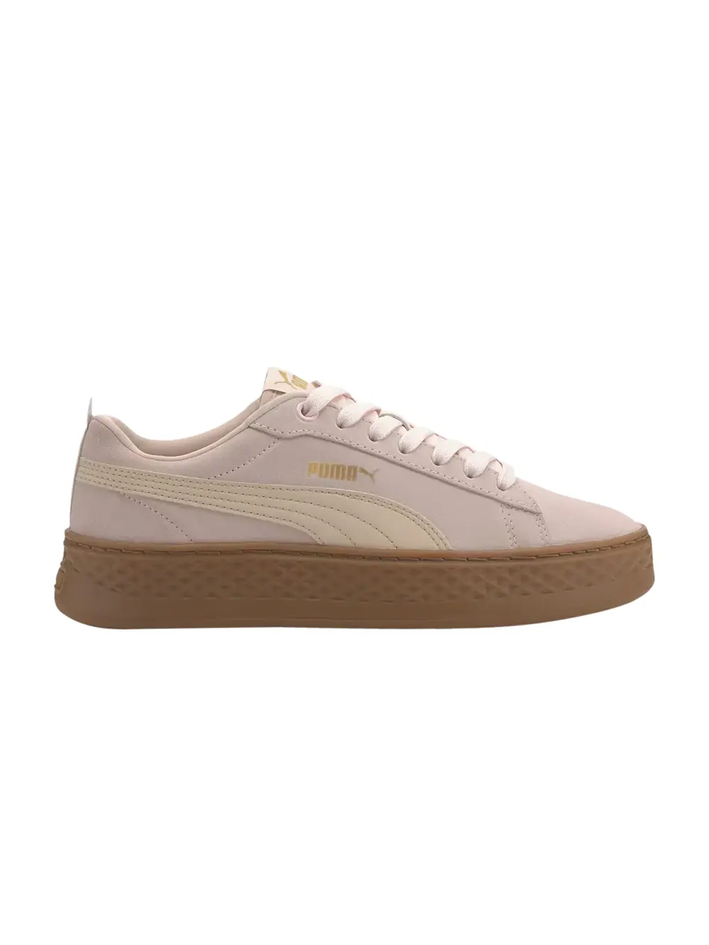 Кроссовки Wmns Smash Platform Suede Puma — изображение 1 из 1, золотистый