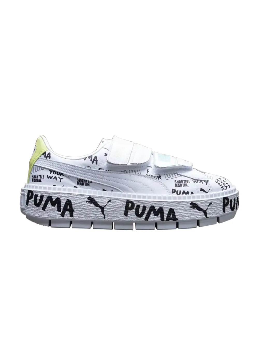 Кроссовки Shantell Martin x Wmns Platform Trace Strap Puma — изображение 1 из 1, белый/белый