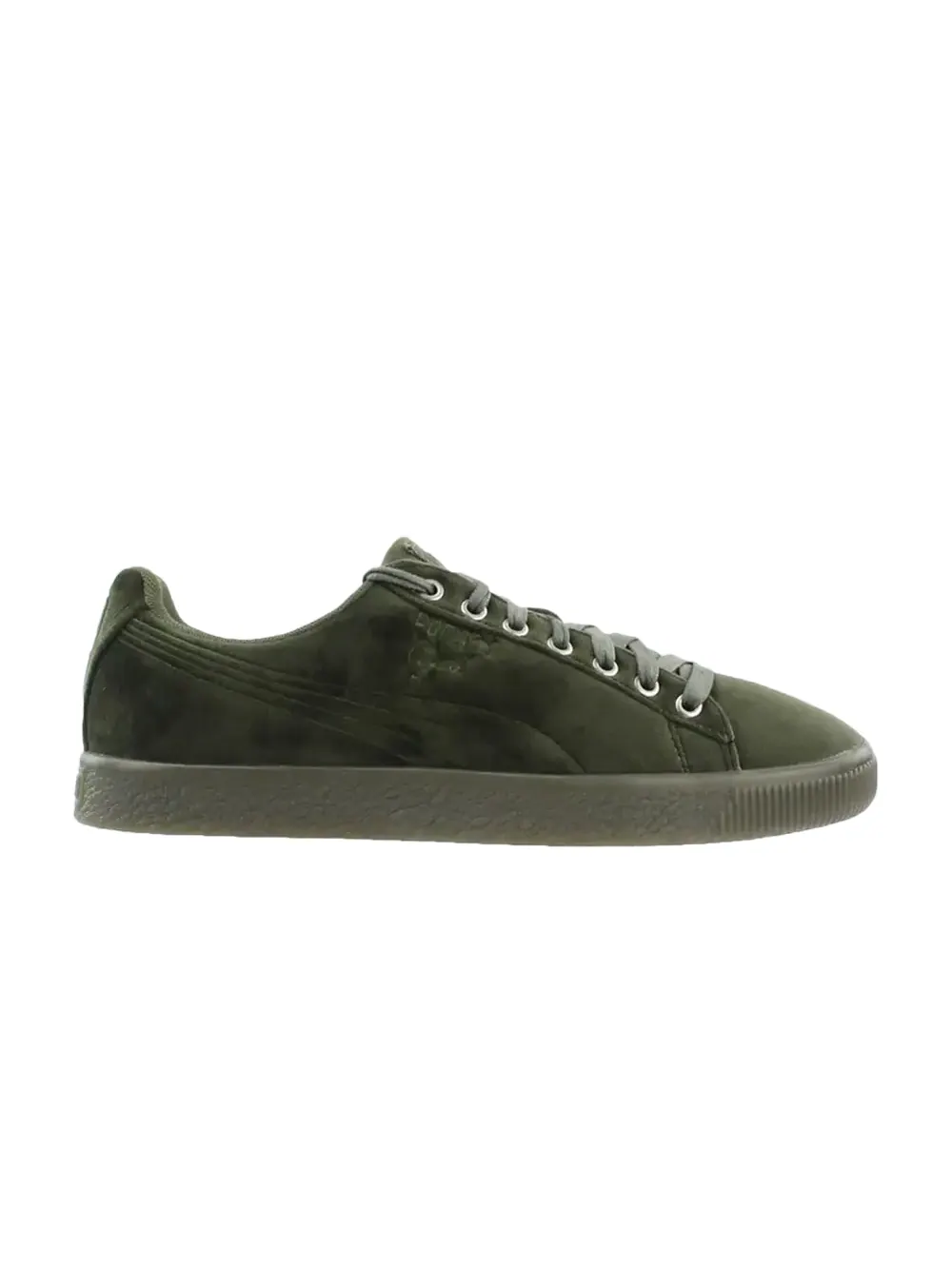 Кроссовки Clyde Velour Ice Puma — изображение 1 из 1, оливковый