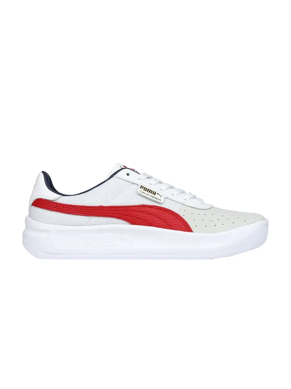 Кроссовки California Casual Puma — изображение 1 из 1, белый/красный/белый