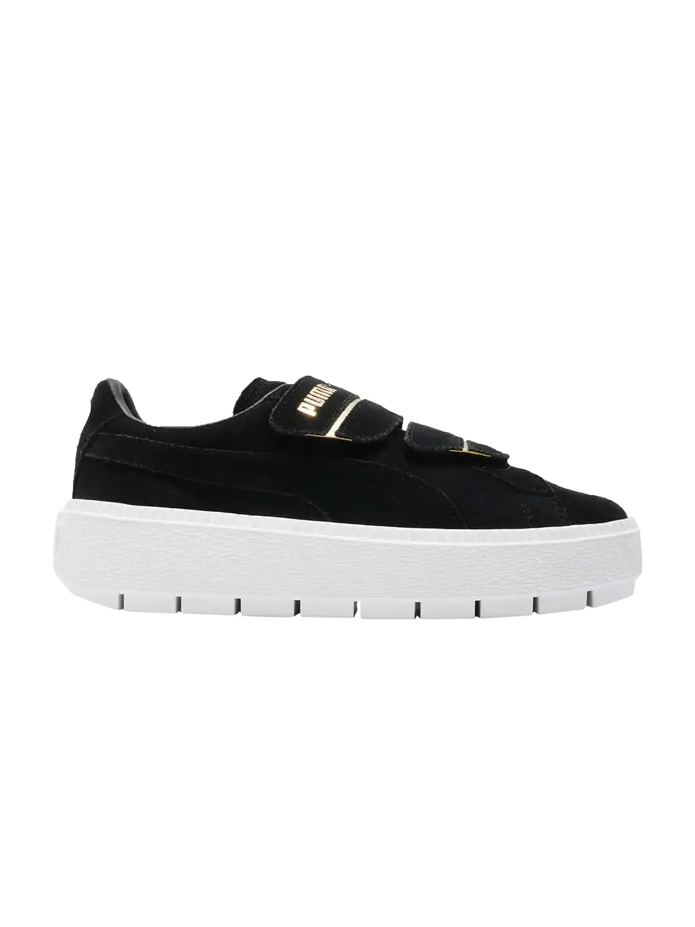 Кроссовки Wmns Platform Trace Strap Puma — изображение 1 из 1, черный/черный