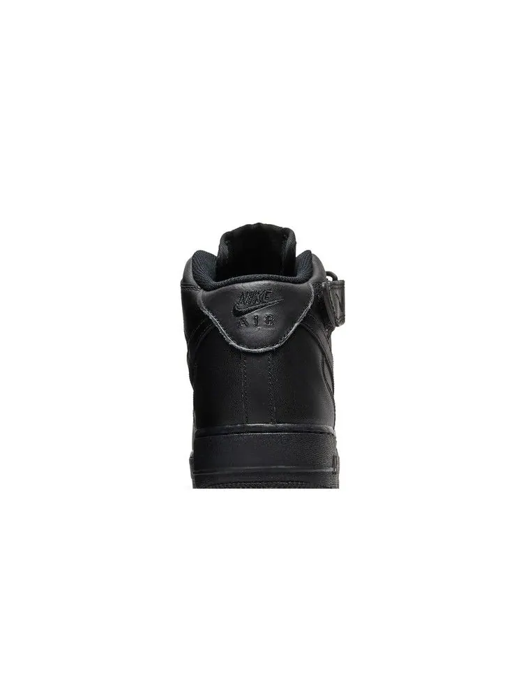Кроссовки Nike Wmns Air Force 1 '07 Mid 'Black' — изображение 8 из 9, черный/черный