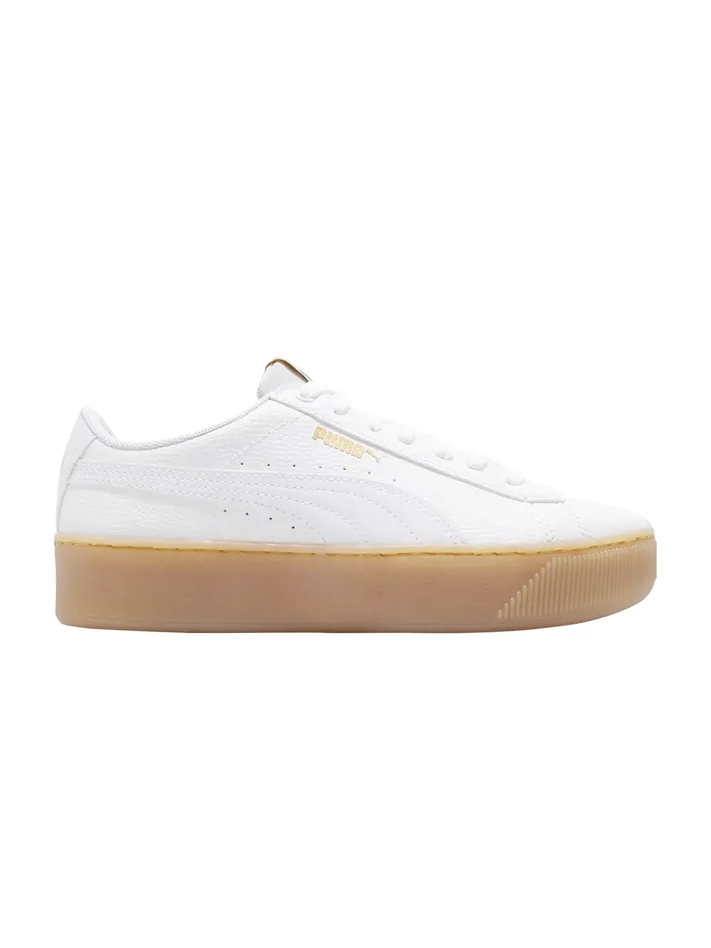 Кроссовки Wmns Vikky Platform Puma — изображение 1 из 1, белый/белый