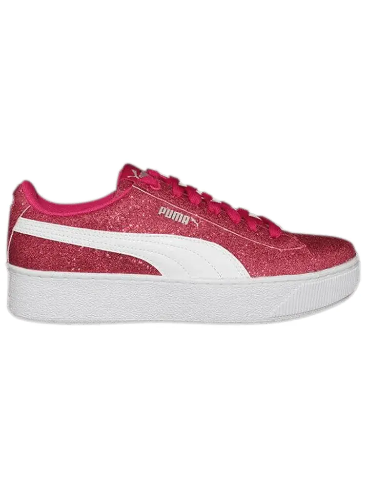 Кроссовки Puma Vikky Platform Jr 'Glitz - Purple' — изображение 1 из 1, фиолетовый