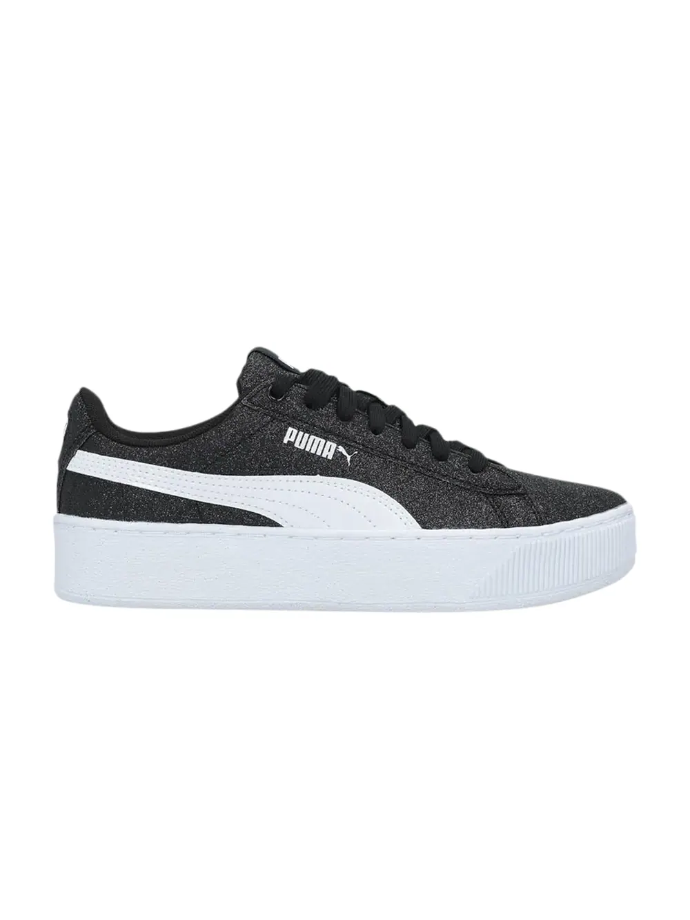 Кроссовки Vikky Platform Jr Puma — изображение 1 из 1, черный/белый/серебристый