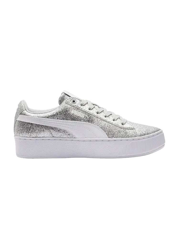 Кроссовки Vikky Platform Jr 'Glitz - Silver' — изображение 1 из 1, серебристый