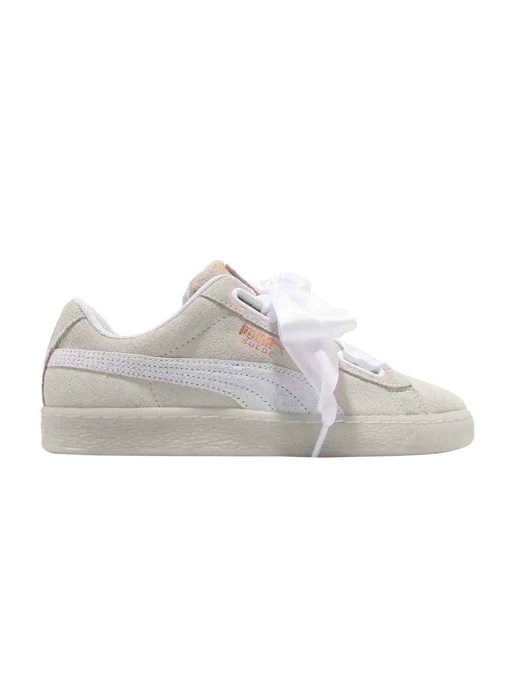 Кроссовки Wmns Suede Heart Artica Puma — изображение 1 из 1, белый/белый