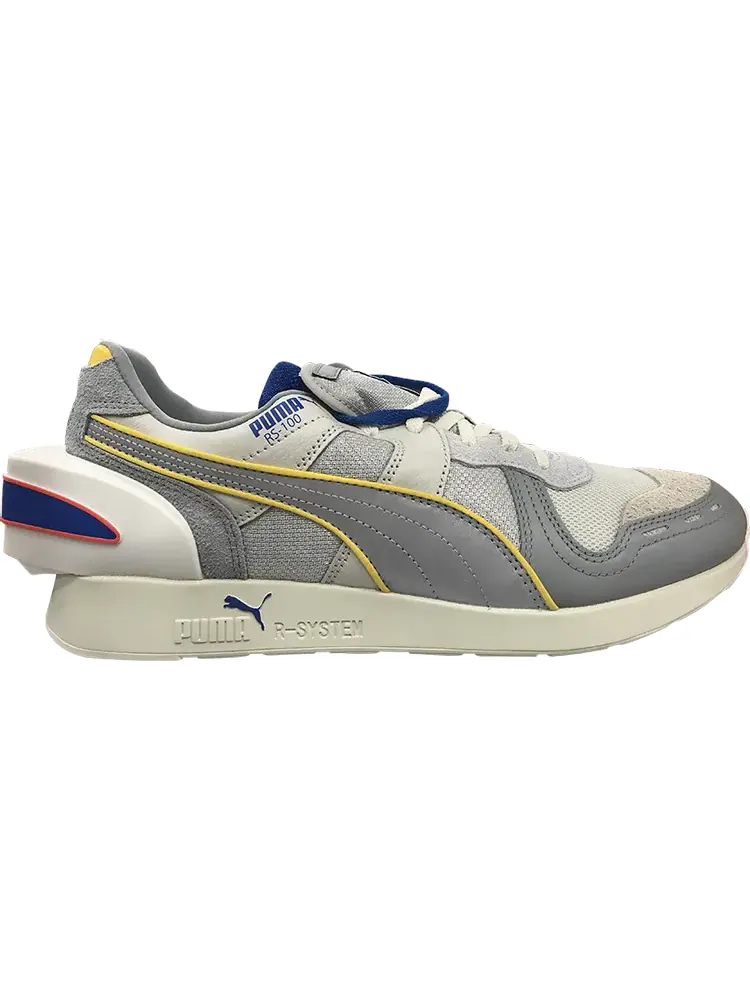 Кроссовки Puma Ader Error x RS-100 Quarry Lemon — изображение 1 из 1, серый