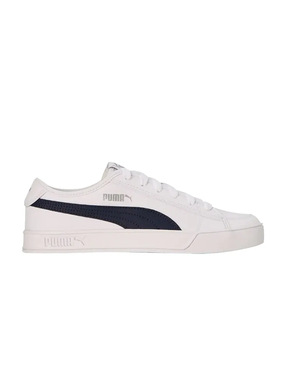 Кроссовки Smash v2 Vulc SL Puma — изображение 1 из 1, белый//серебристый