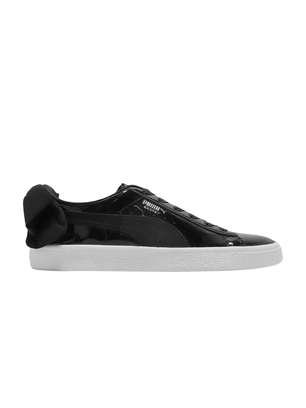 Кроссовки Wmns Basket Bow SB Puma — изображение 1 из 1, черный/черный