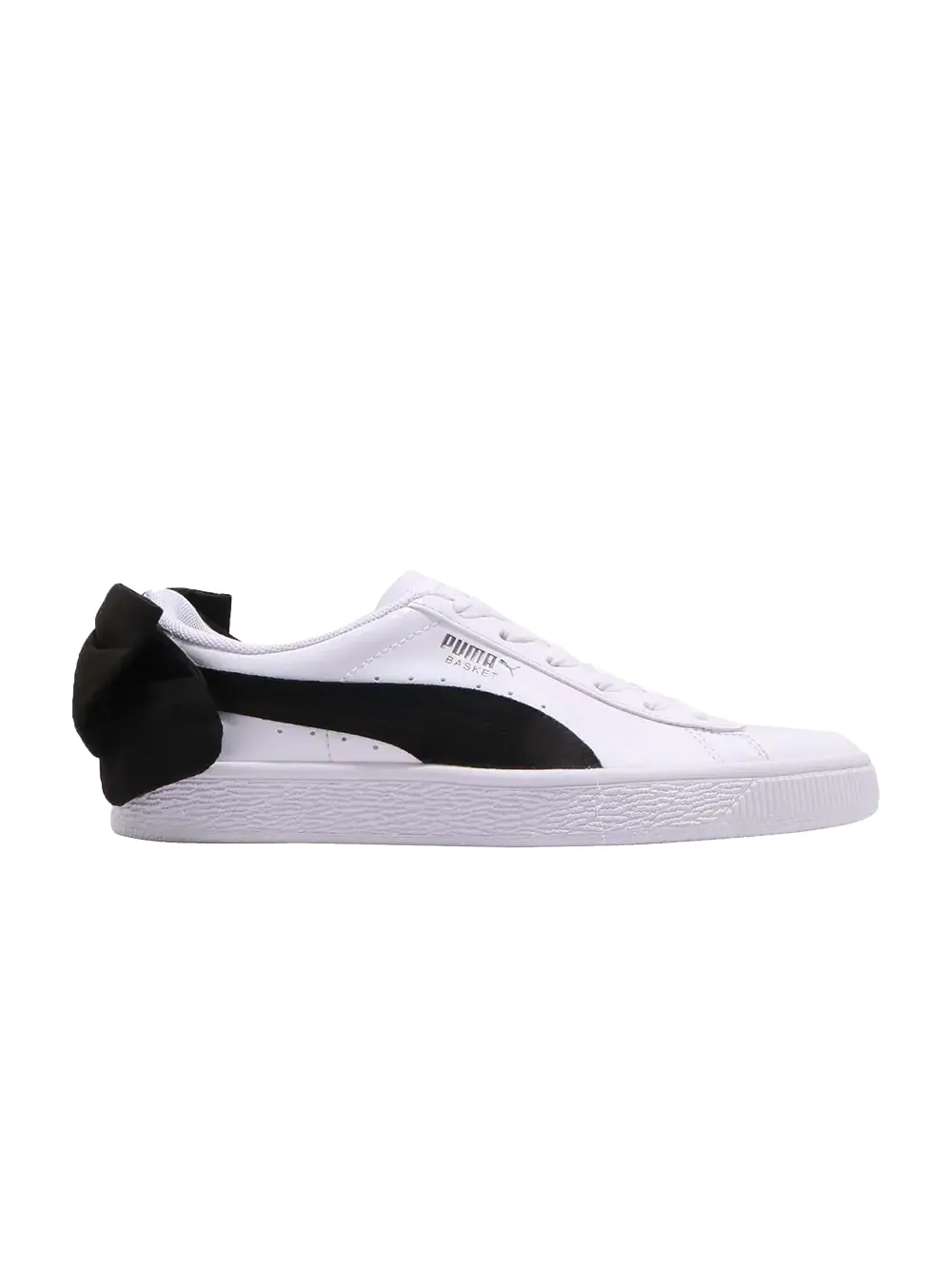 Кроссовки Wmns Basket Bow Puma — изображение 1 из 1, белый/черный