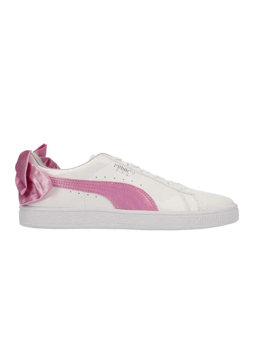 Кроссовки Basket Bow Patent Jr Puma — изображение 1 из 1, белый//серый