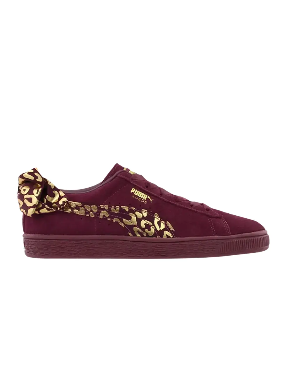 Кроссовки Puma Suede Bow Jr — изображение 1 из 1, золотистый