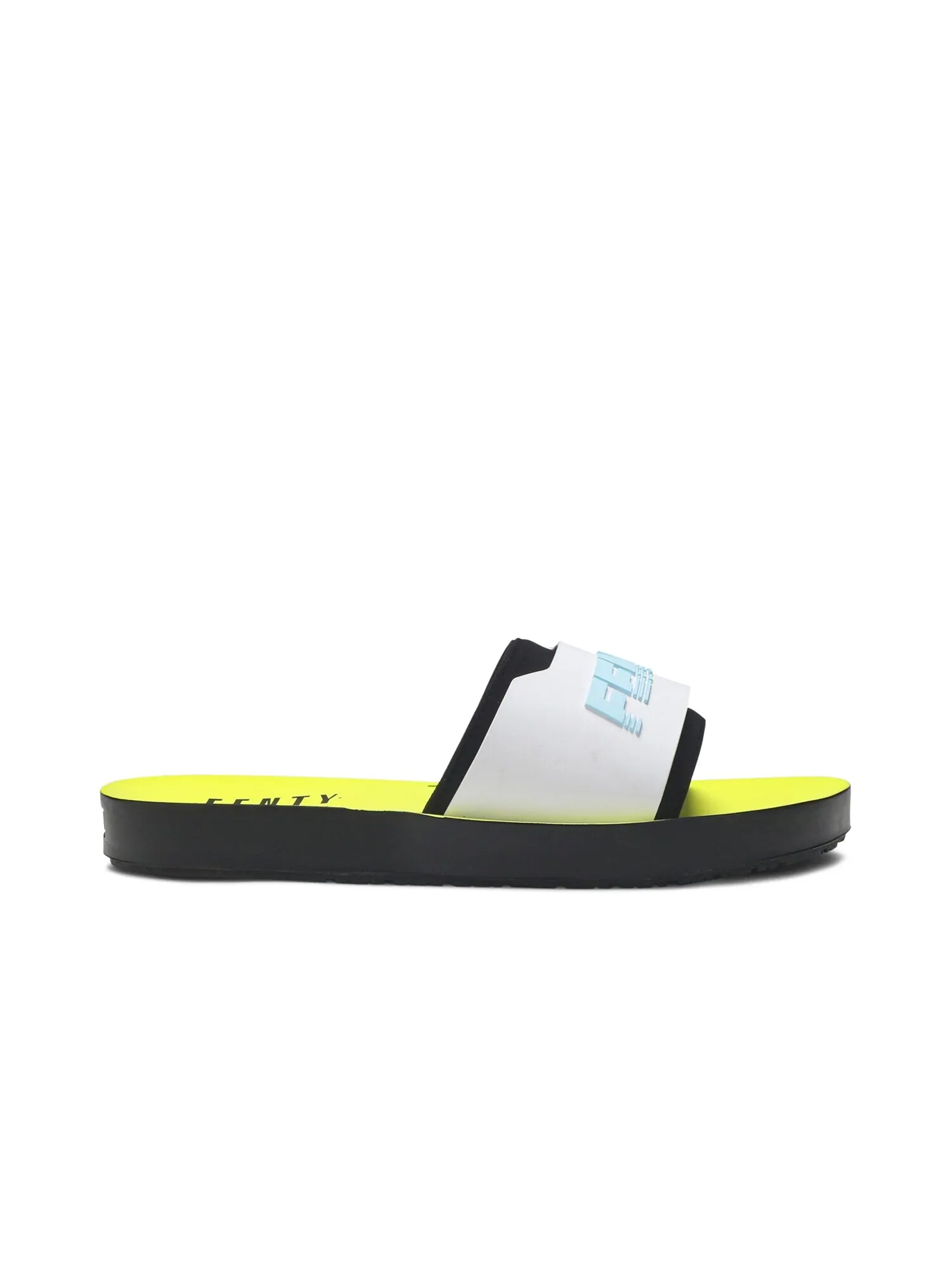 Кроссовки Fenty x Wmns Surf Slide Puma — изображение 1 из 8, желтый/черный/белый