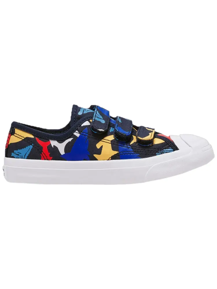 Кроссовки Converse Jack Purcell Low Easy-On PS 'Shark Bite - Black' — изображение 1 из 1, синий