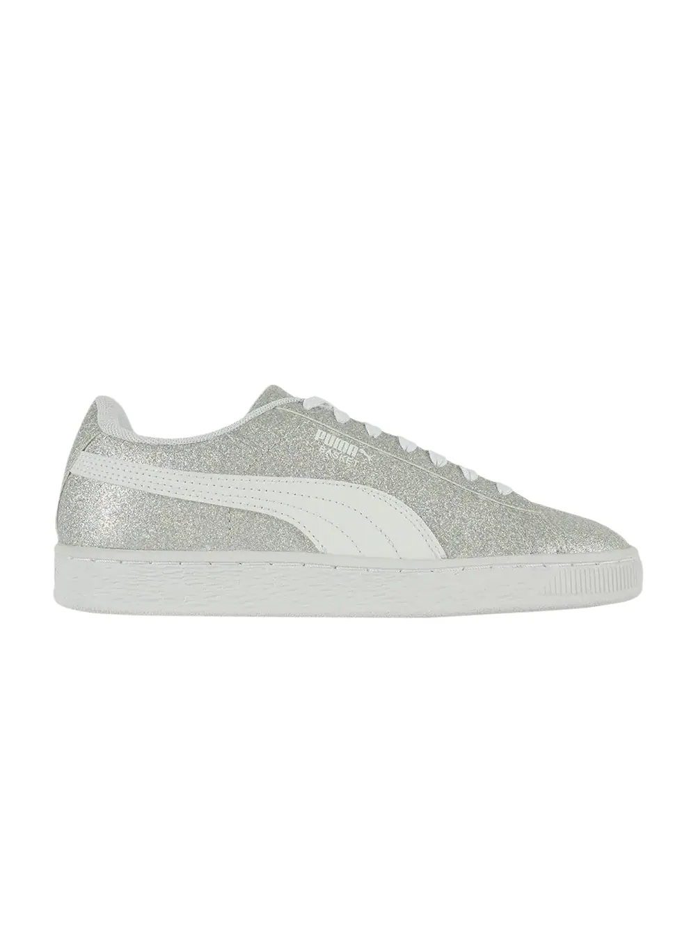 Кроссовки Basket Jr Puma — изображение 1 из 1, серебряный