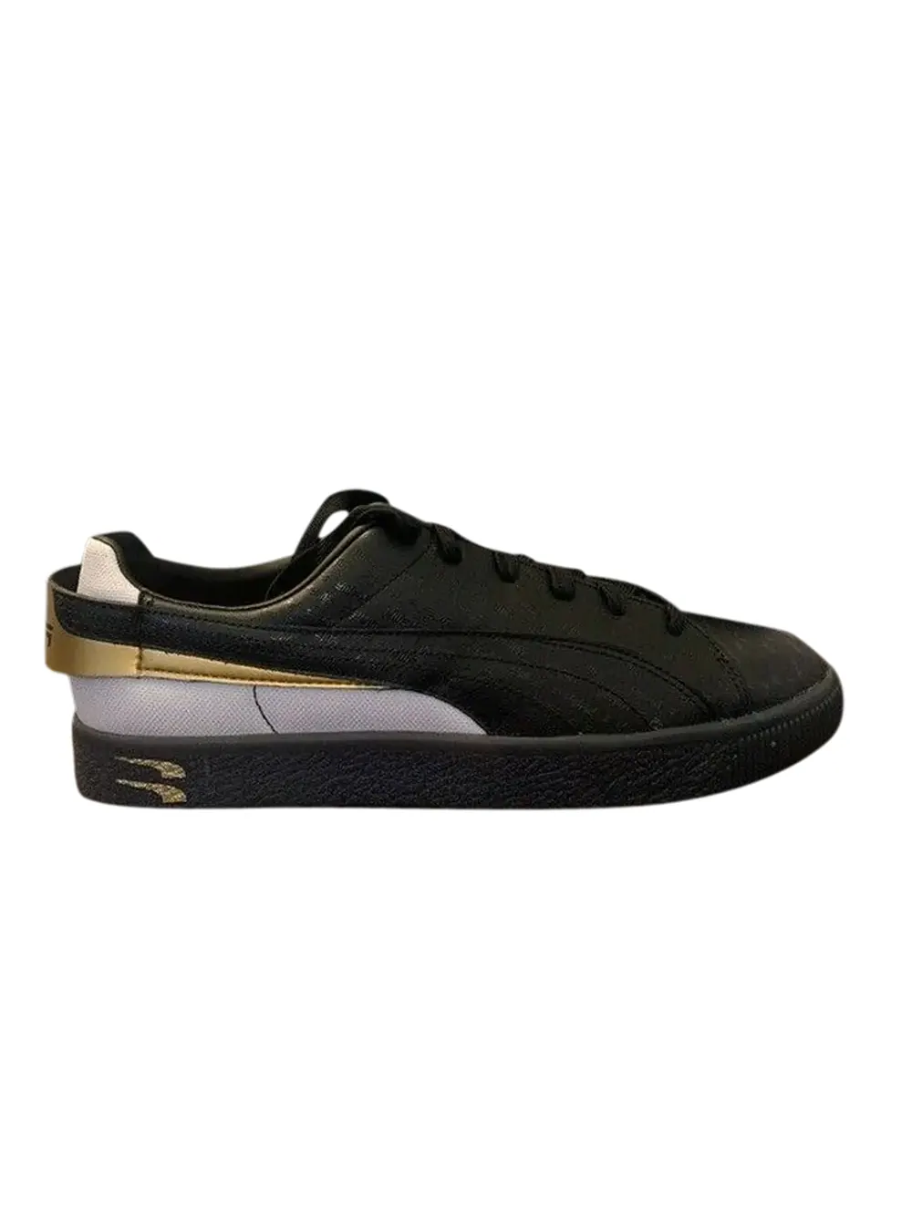 Кроссовки Clyde Puma — изображение 1 из 1, белый/черный/золотистый