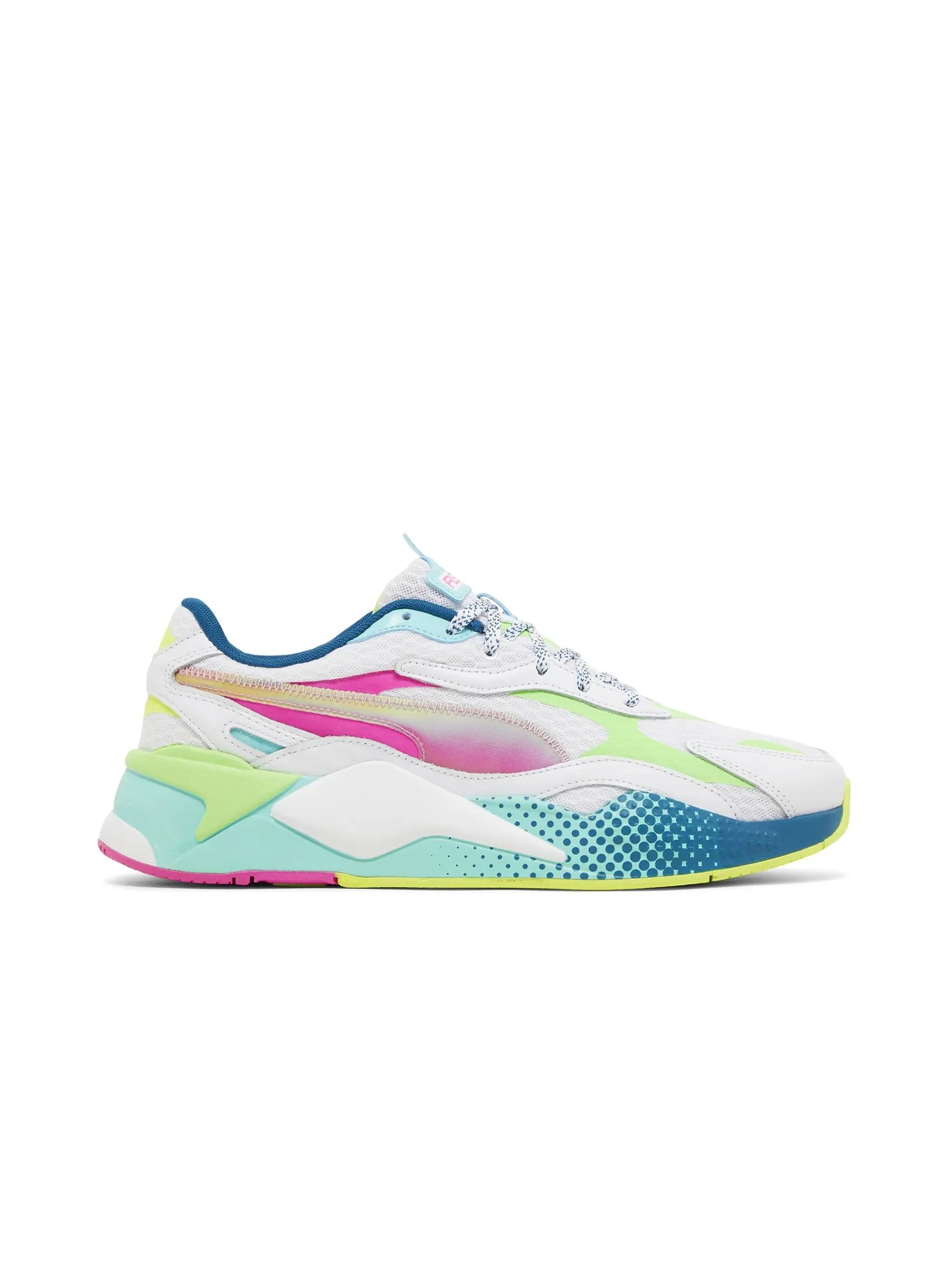 Кроссовки RS-X3 Wave Racer Puma — изображение 1 из 8, белый/зеленый/белый