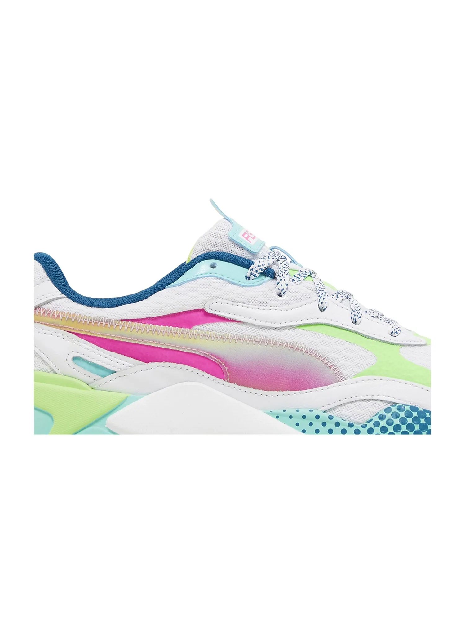 Кроссовки RS-X3 Wave Racer Puma — изображение 2 из 8, белый/зеленый/белый