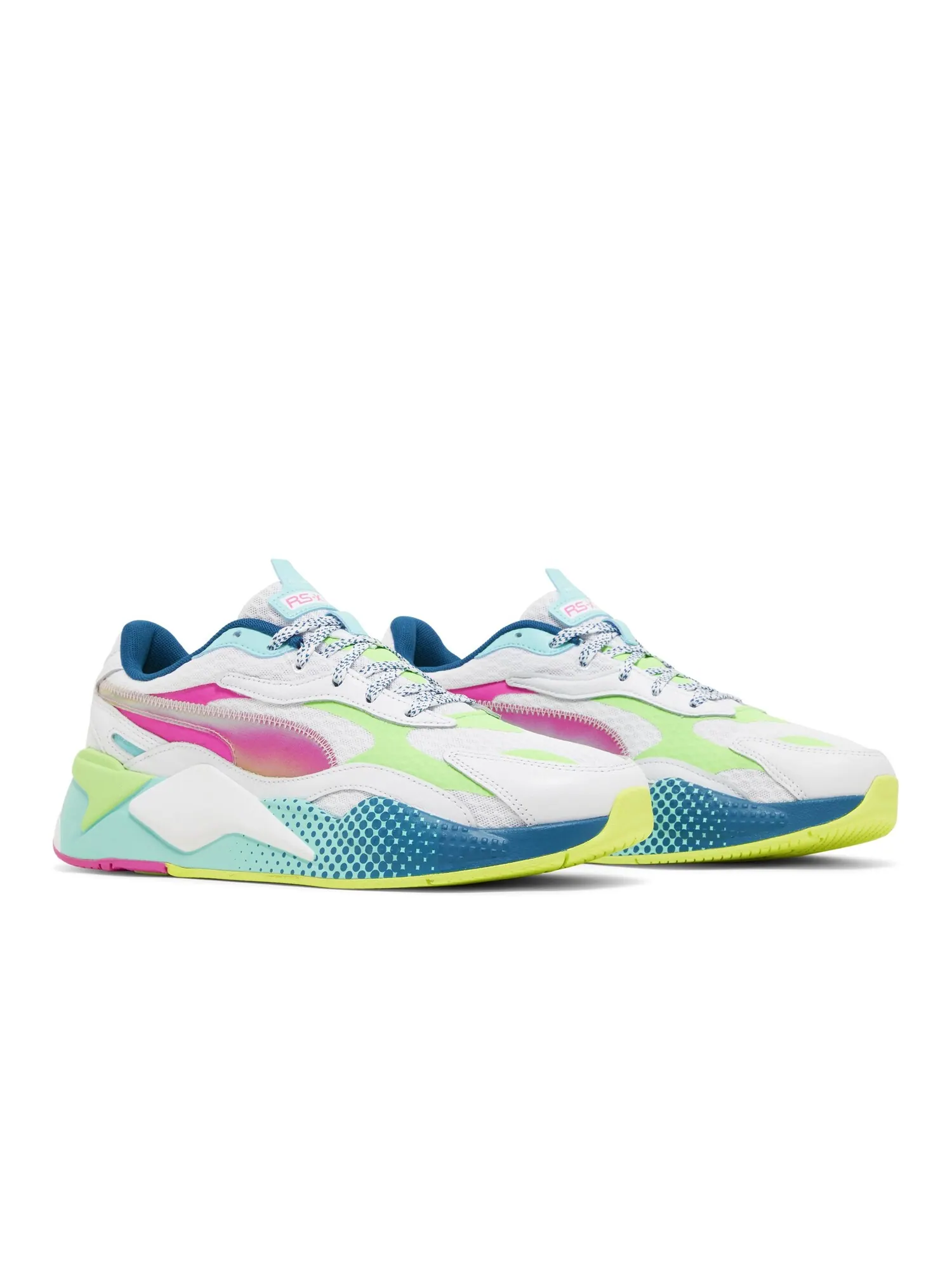 Кроссовки RS-X3 Wave Racer Puma — изображение 8 из 8, белый/зеленый/белый