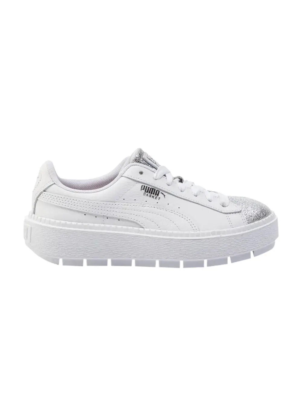 Кроссовки Wmns Platform Trace Puma — изображение 1 из 1, белый/серебристый