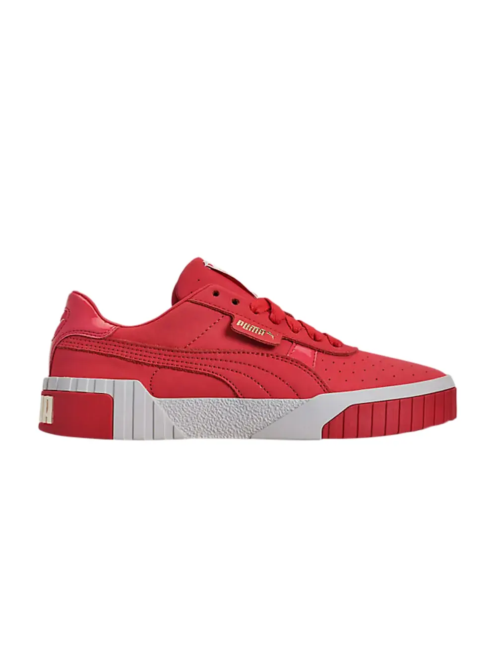 Кроссовки Wmns Cali Nubuck Puma — изображение 1 из 1, белый/золотистый