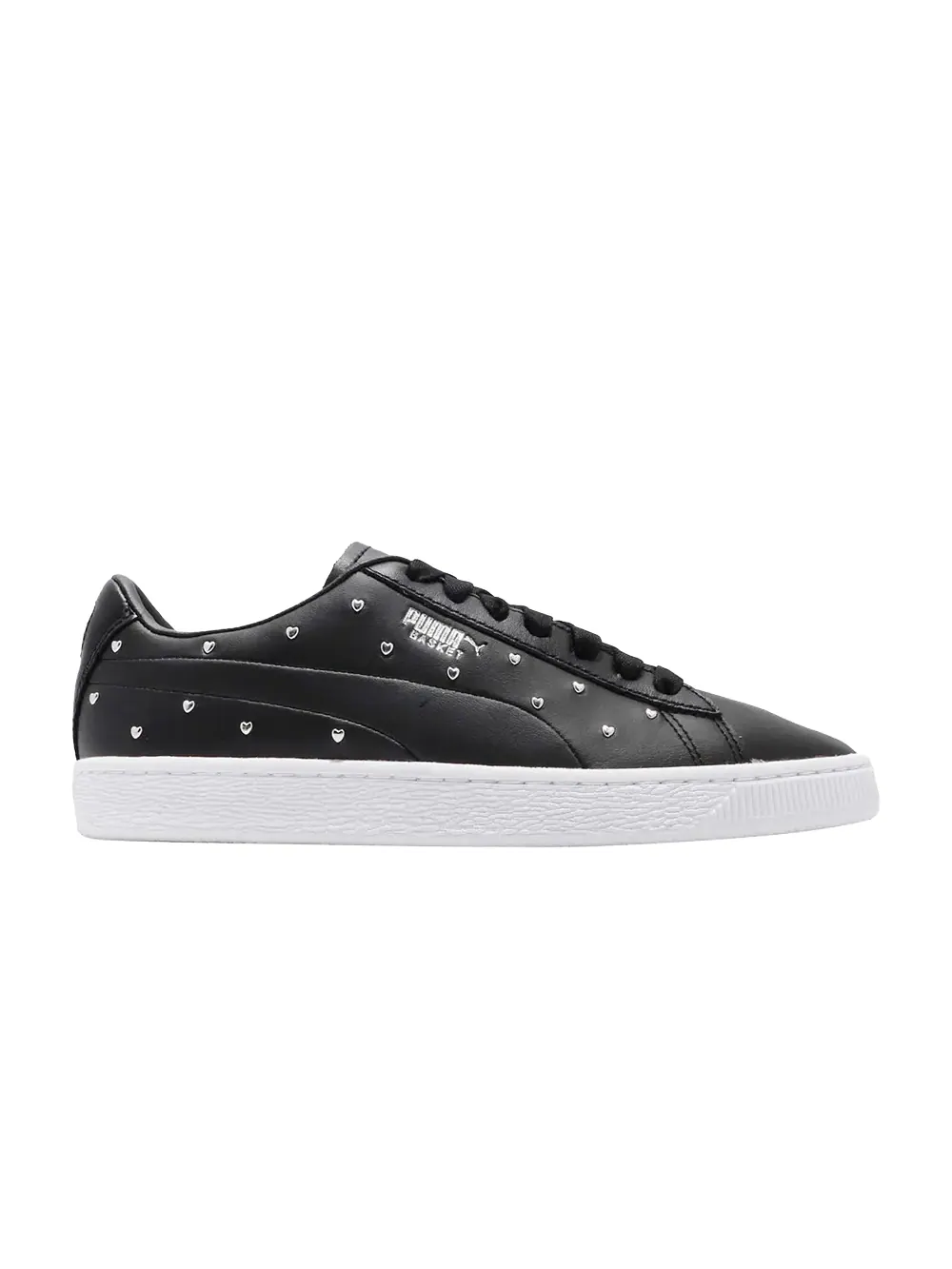 Кроссовки Wmns Basket Studs Puma — изображение 1 из 1, черный/серебристый