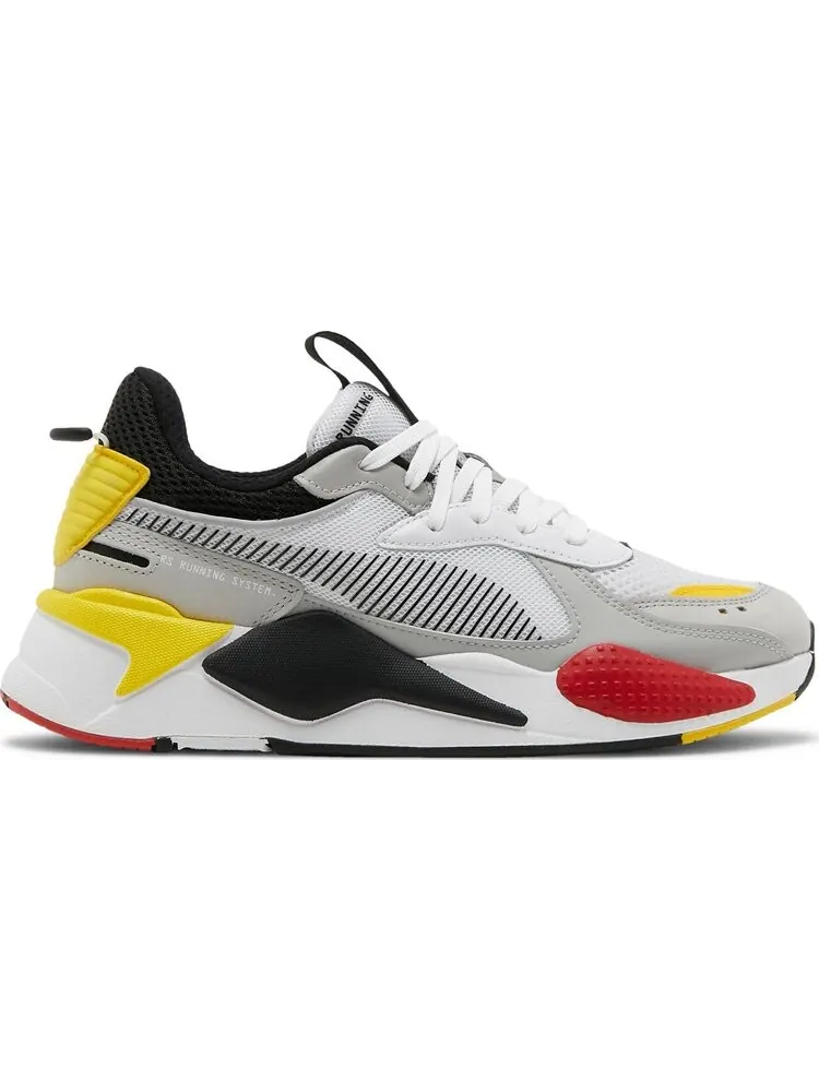 Кроссовки Puma RS-X Toys White Cyber Yellow — изображение 1 из 8, желтый