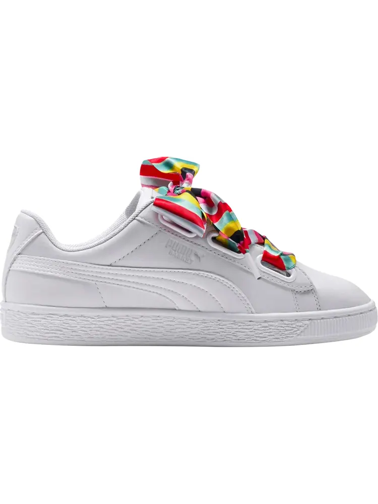 Кроссовки Puma Wmns Basket Heart Generation Hustle — изображение 1 из 1, белый